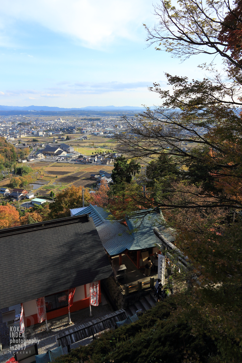【Spectacular Views of Shiga】Taro-bo Shrine in Higashiomi Feels Like a Small Tibetan Temple(Potala Palace)