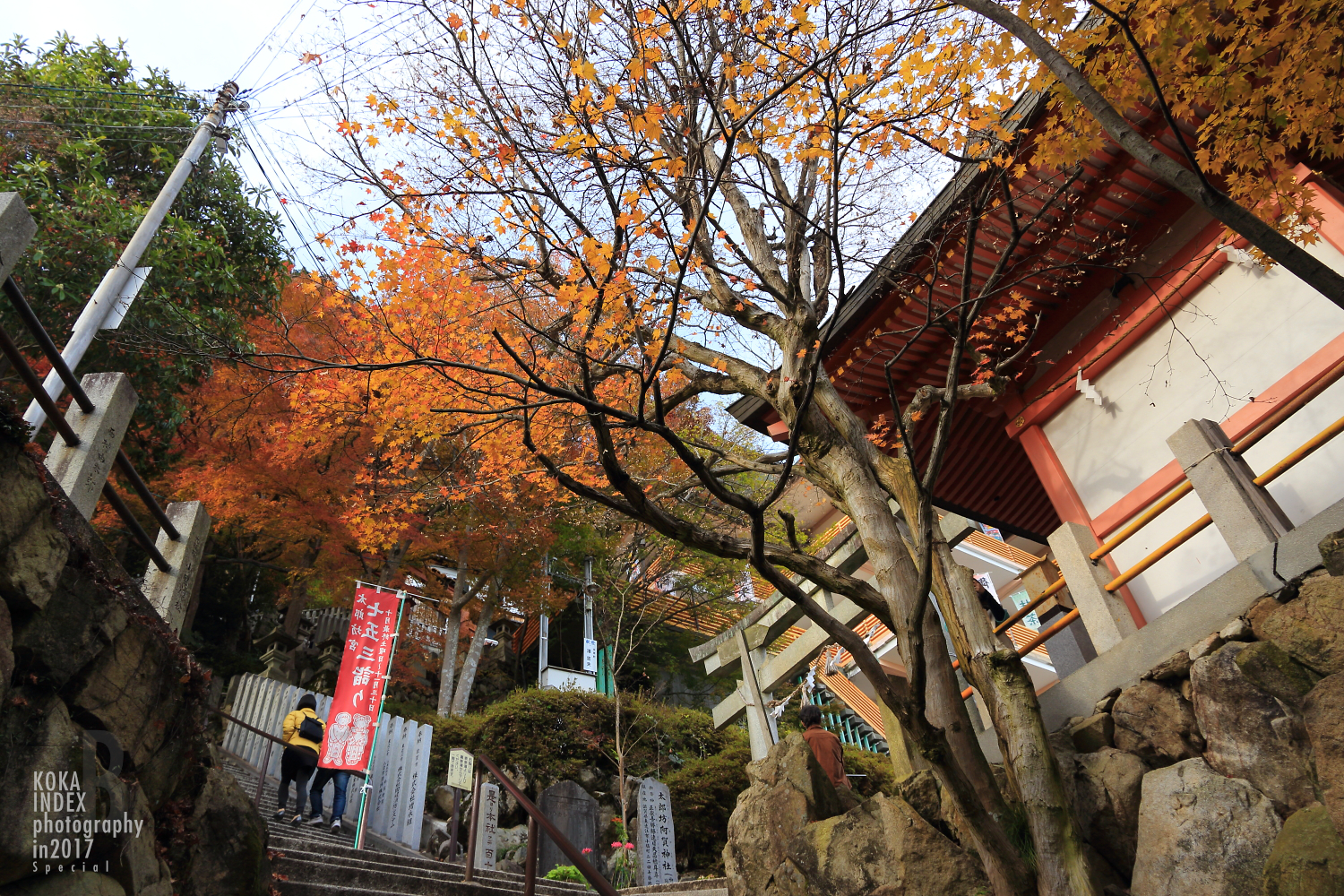 【Spectacular Views of Shiga】Taro-bo Shrine in Higashiomi Feels Like a Small Tibetan Temple(Potala Palace)